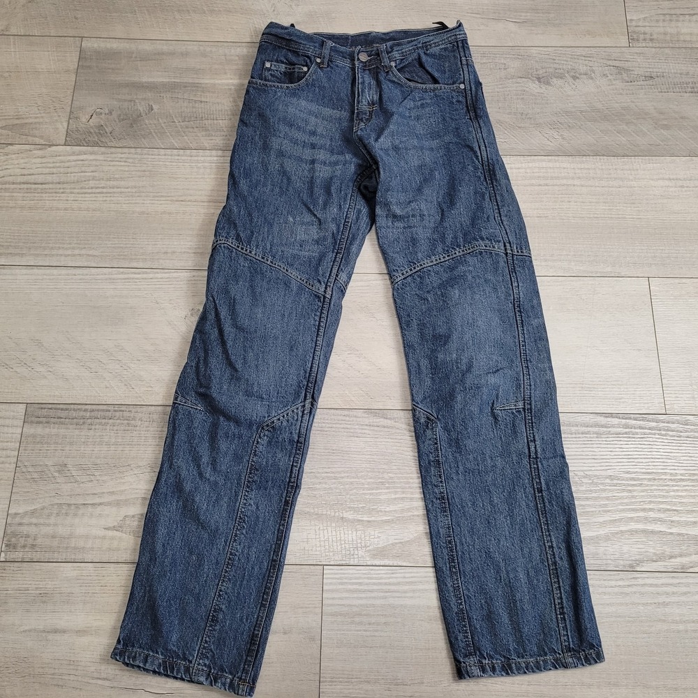 BILT Iron Workers Jeans Mens 30x34 Aramid Reinforced Work Pants Moto Knee Pads